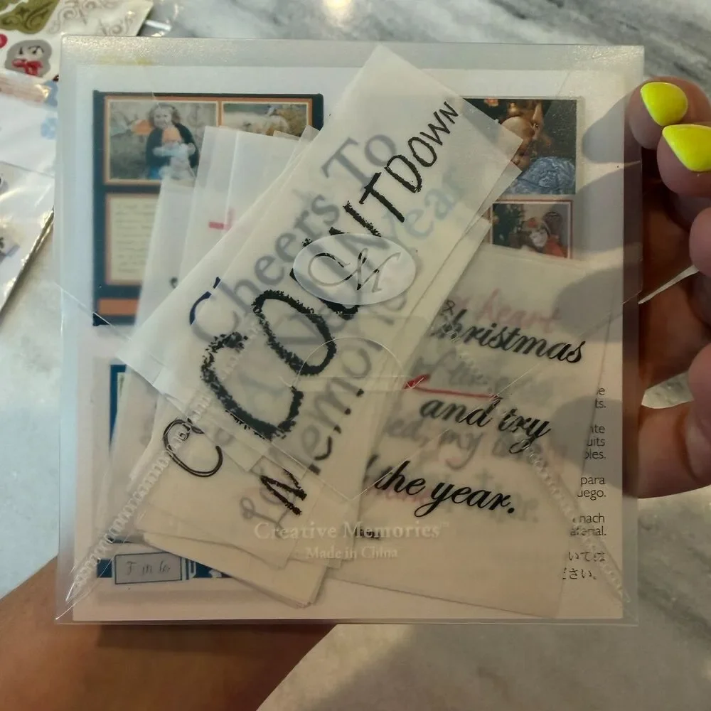Creative Memories NEW Christmas Paper, Stickers & Embellishments Lot Holiday